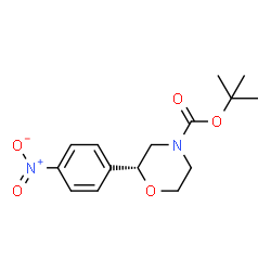 (R)-2-(4-硝基苯基)吗啉-4-羧酸叔丁酯图片