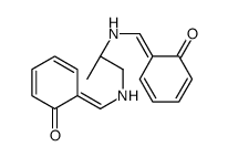 (6Z)-6-[[[(2R)-2-[[(Z)-(6-oxocyclohexa-2,4-dien-1-ylidene)methyl]amino]propyl]amino]methylidene]cyclohexa-2,4-dien-1-one Structure