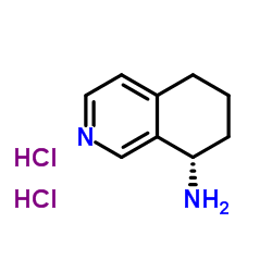 (8S)-5,6,7,8-Tetrahydro-8-isoquinolinamine dihydrochloride Structure