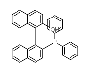 1,1'-联萘-2'-羟基-2-二苯膦结构式
