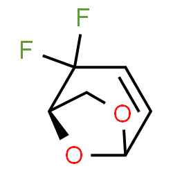 6,8-Dioxabicyclo[3.2.1]oct-3-ene,2,2-difluoro-,(1R)-(9CI) structure