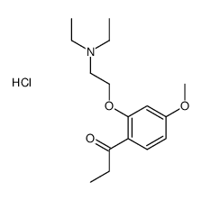 1-[2-(2-diethylaminoethoxy)-4-methoxy-phenyl]propan-1-one hydrochlorid e结构式