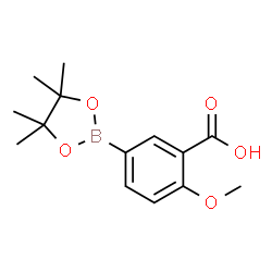 3-Carboxy-4-methoxyphenylboronic acid pinacol ester结构式