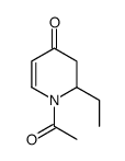 4(1H)-Pyridinone, 1-acetyl-2-ethyl-2,3-dihydro- (9CI) Structure