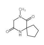6,9-Diazaspiro[4.5]decane-7,10-dione,9-methyl- Structure