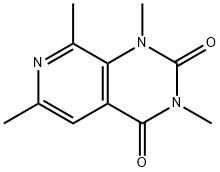 1,3,6,8-Tetramethylpyrido[3,4-d]pyrimidine-2,4(1H,3H)-dione结构式