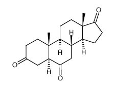 5α-Androstane-3,6,17-trione Structure