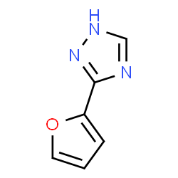 3-(2-Furyl)-1H-1,2,4-triazole Structure