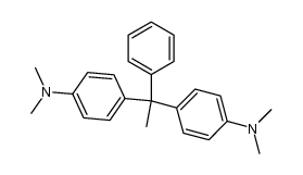 1,1-bis-(4-dimethylamino-phenyl)-1-phenyl-ethane结构式