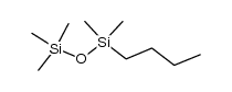 Butylpentamethyldisiloxan结构式