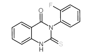 3-(2-FLUOROPHENYL)-2-THIOXO-2,3-DIHYDROQUINAZOLIN-4(1H)-ONE结构式