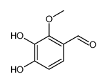 3,4-dihydroxy-2-methoxybenzaldehyde结构式