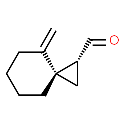 Spiro[2.5]octane-1-carboxaldehyde, 4-methylene-, (1R,3S)-rel- (9CI)结构式