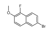 6-bromo-1-fluoro-2-methoxynaphthalene Structure