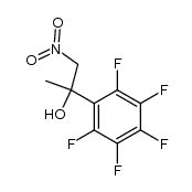 Pentafluor-α-methyl-α-nitromethylbenzylalkohol Structure