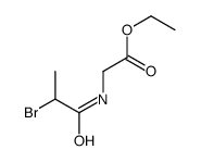 ethyl 2-(2-bromopropanoylamino)acetate Structure