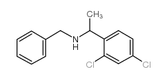 BENZYL-[1-(2,4-DICHLOROPHENYL)ETHYL]AMINE structure