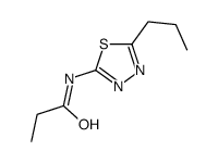 N-(5-propyl-1,3,4-thiadiazol-2-yl)propanamide Structure