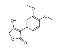 3-(3,4-dimethoxyphenyl)-4-hydroxy-5H-furan-2-one Structure