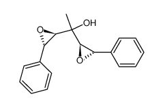 (1S,2R,4R,5S)-1,2,4,5-Diepoxy-3-methyl-1,5-diphenylpentan-3-ol结构式