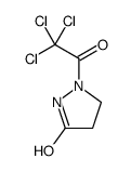 3-Pyrazolidinone, 1-(trichloroacetyl)- (9CI)结构式