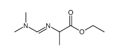 ethyl 2-(((dimethylamino)methylene)amino)propanoate Structure