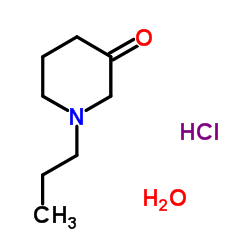 1-PROPYL-3-PIPERIDONE HYDROCHLORIDE HYDRATE结构式