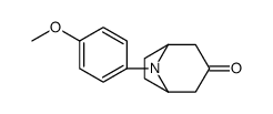 8-(4-methoxyphenyl)-8-azabicyclo[3.2.1]octan-3-one Structure