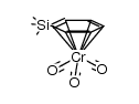 tricarbonyl[η(6)-(trimethylsilyl)benzene]chromium Structure