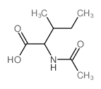 Alloisoleucine,N-acetyl- (9CI) Structure