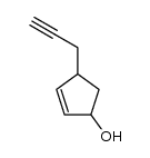 4-(2-Propinyl)-2-cyclopenten-1-ol Structure