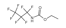 heptafluoropropyl-carbamic acid ethyl ester Structure