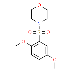 4-[(2,5-dimethoxyphenyl)sulfonyl]morpholine结构式