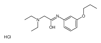 2-(diethylamino)-N-(3-propoxyphenyl)acetamide,hydrochloride Structure