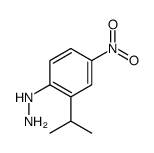 (2-Isopropyl-4-nitrophenyl)hydrazine结构式