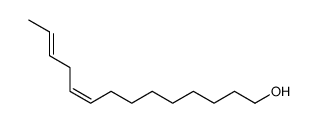 9Z,12E-Tetradecadien-1-ol Structure