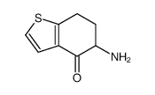 5-氨基-6,7-二氢-5H-苯并[b]噻吩-4-酮结构式