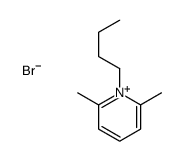 1-butyl-2,6-dimethylpyridin-1-ium,bromide Structure