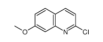 2-Chloro-7-methoxyquinoline Structure