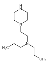 1-[2-(dipropylamino)ethyl]piperazine structure