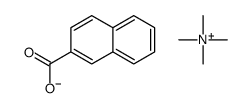 naphthalene-2-carboxylate,tetramethylazanium结构式