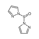 1,1'-sulfinylbis(1H-pyrazole) Structure