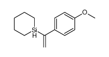 1-[1-(4-methoxyphenyl)ethenyl]silinane结构式