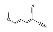 2-(3-methoxyprop-2-enylidene)propanedinitrile Structure