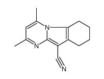 2,4-dimethyl-6,7,8,9-tetrahydropyrimido[1,2-a]indole-10-carbonitrile Structure