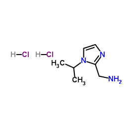 C-(1-ISOPROPYL-1H-IMIDAZOL-2-YL)-METHYLAMINE 2HCL Structure