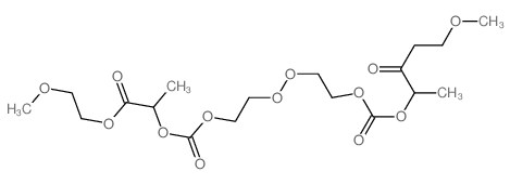 2-methoxyethyl 2-[2-[2-(5-methoxy-3-oxo-pentan-2-yl)oxycarbonyloxyethylperoxy]ethoxycarbonyloxy]propanoate picture