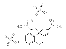 1,1-bis[2-(dimethylamino)ethyl]-3,4-dihydronaphthalen-2-one,perchloric acid结构式