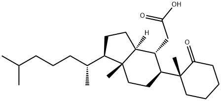 (10α)-1-Oxo-5,6-secocholestan-6-oic acid结构式