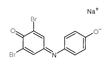 2,5-Cyclohexadien-1-one,2,6-dibromo-4-[(4-hydroxyphenyl)imino]-, sodium salt (1:1) picture